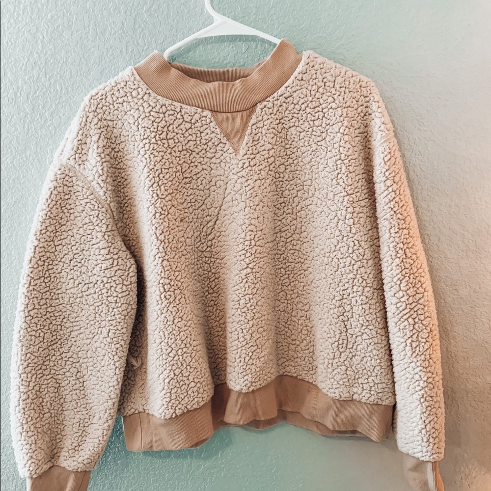 Sherpa sweatshirt!